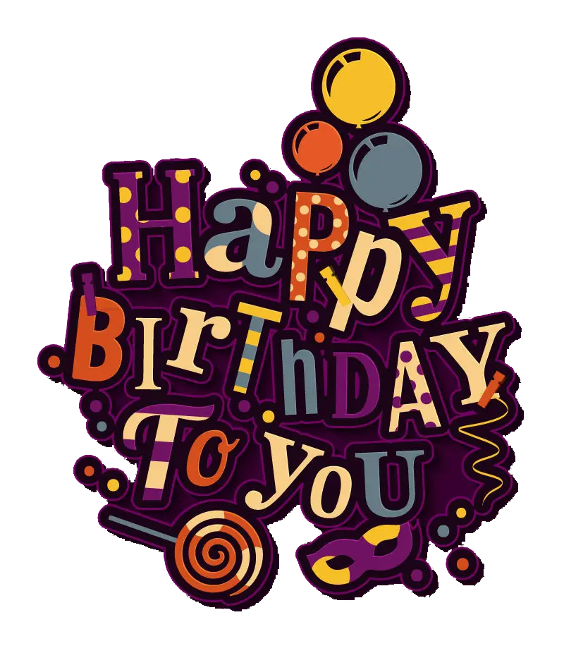 Colorful Happy Birthday Greeting Design