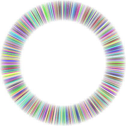 Colorful Circular Design Frame