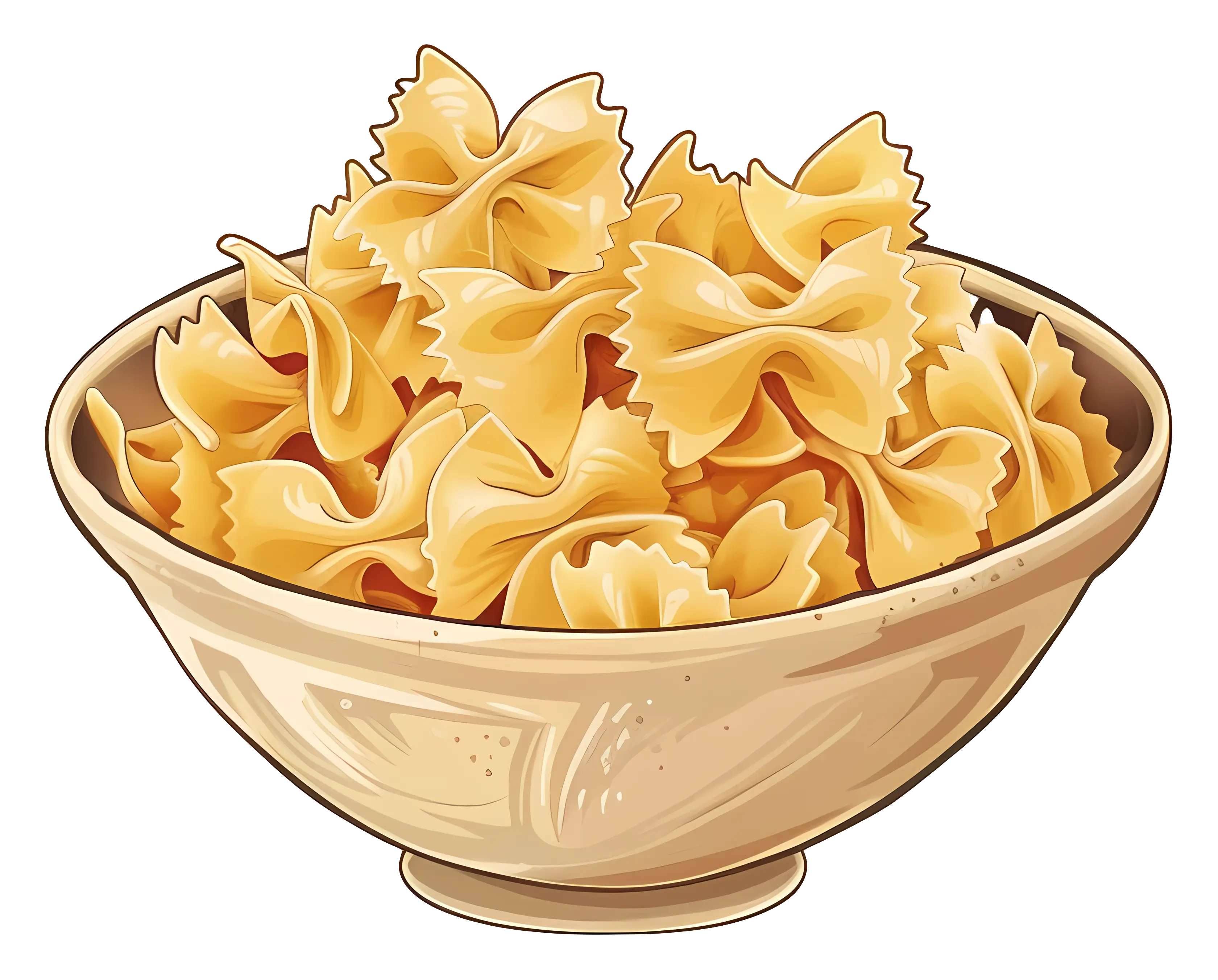 Bowl of Bowtie Pasta