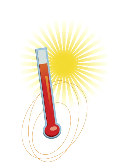 Hot Weather Thermometer