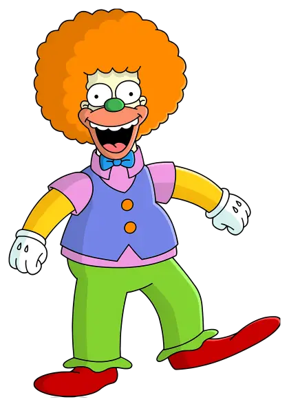 Colorful Cartoon Clown