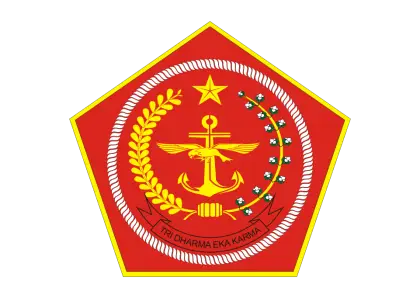 Red Military Insignia Emblem