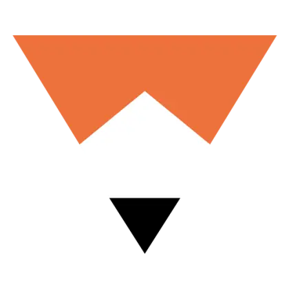 Minimalist Fox Logo Design with Triangular Shapes
