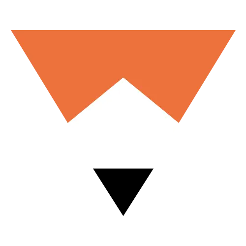 Minimalist Fox Logo Design with Triangular Shapes