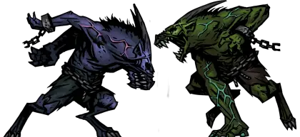 Two Monsters Fighting