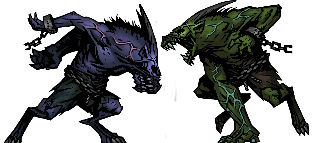 Two Monsters Fighting