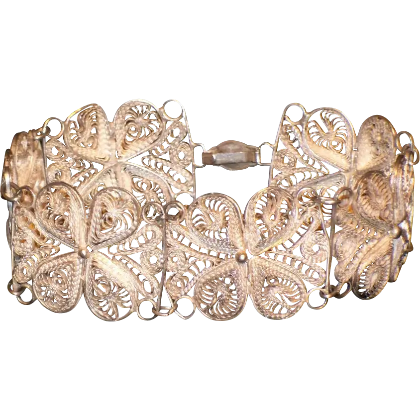 Ornate Silver Bracelet