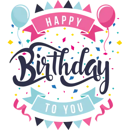 Happy Birthday Colorful Banner