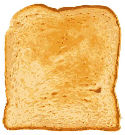 Golden Toasted Bread Slice