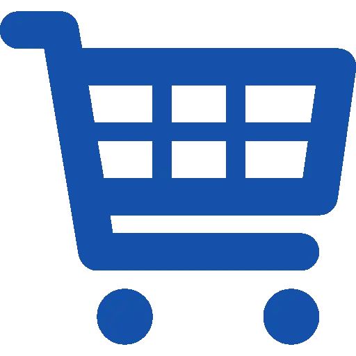 Blue Shopping Cart Icon