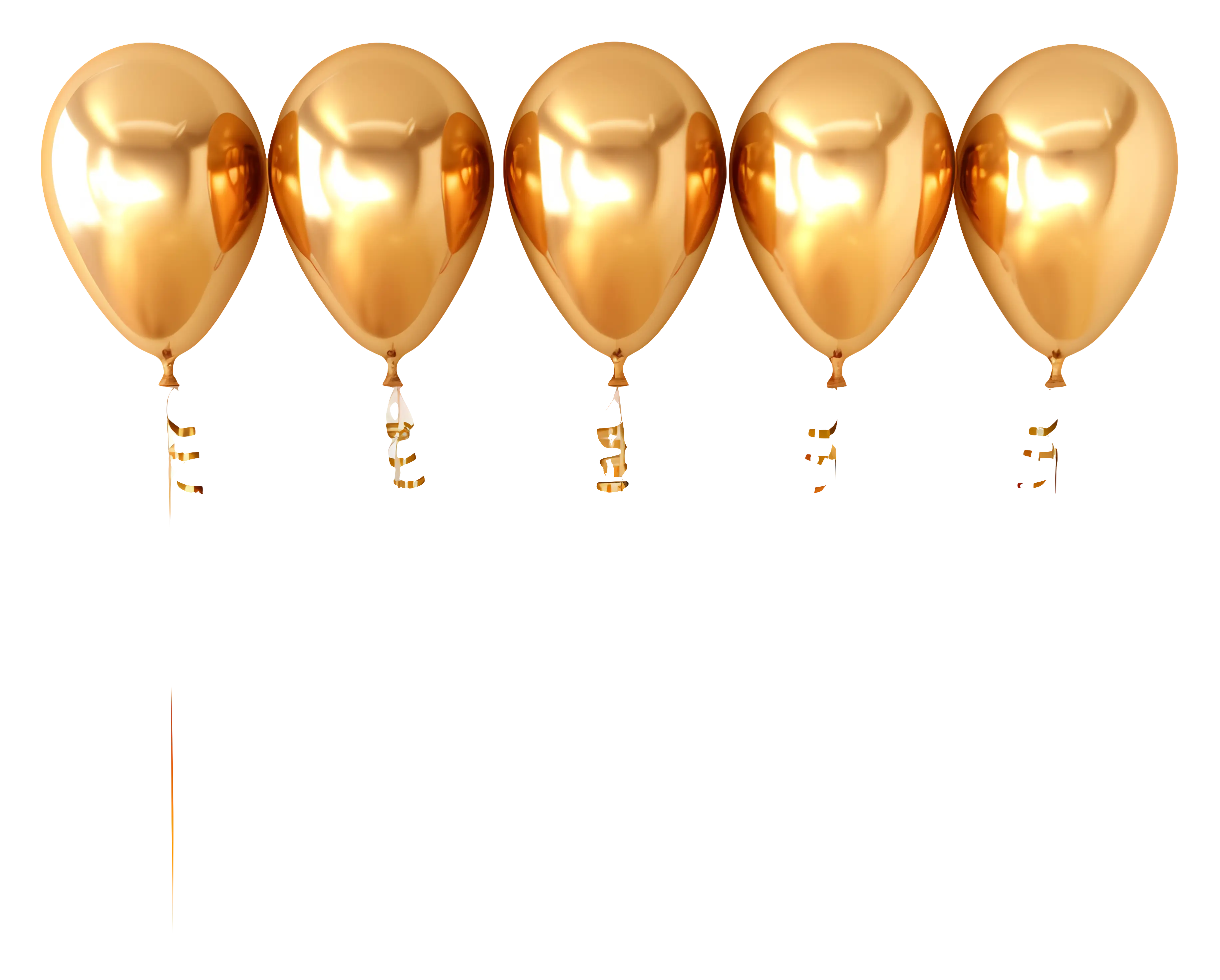 Gold Balloons for Celebration Decor