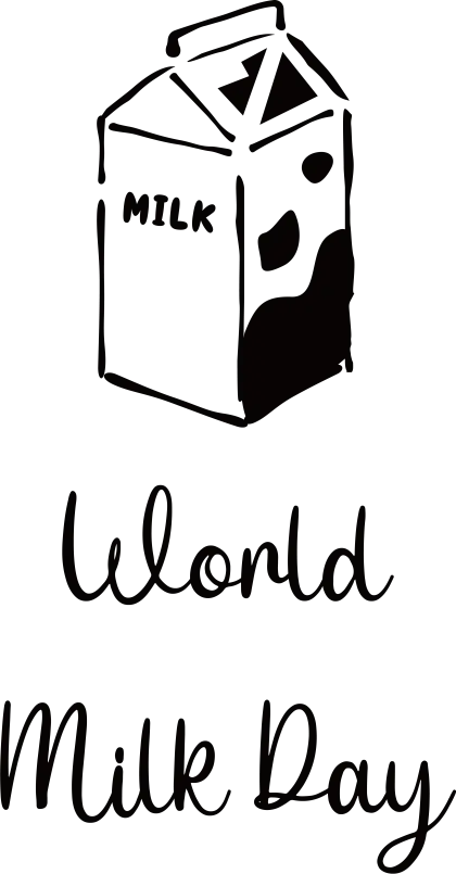 World Milk Day Illustration Featuring Milk Carton Art