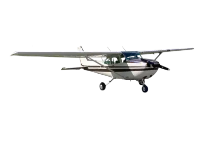 Light Aircraft Flying Scene