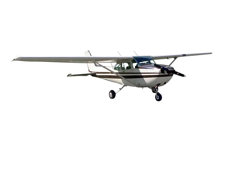 Light Aircraft Flying Scene