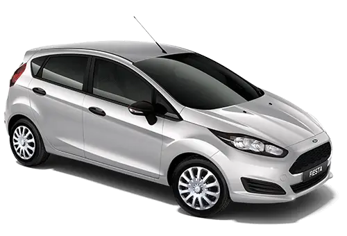 Silver Compact Car