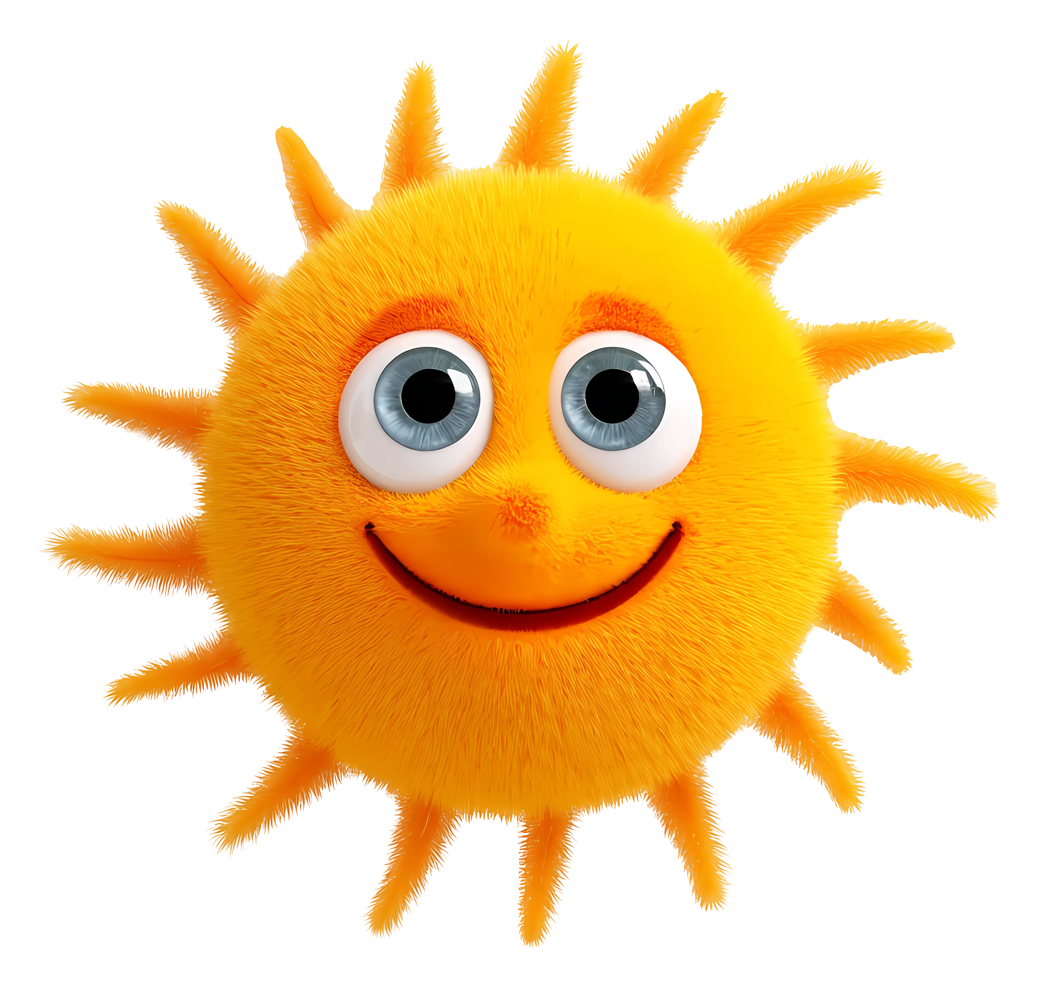 Smiling Cartoon Sun