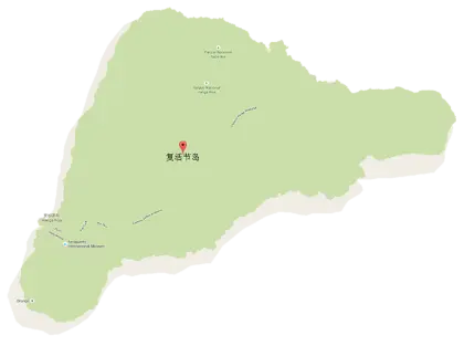 Island Map Illustration