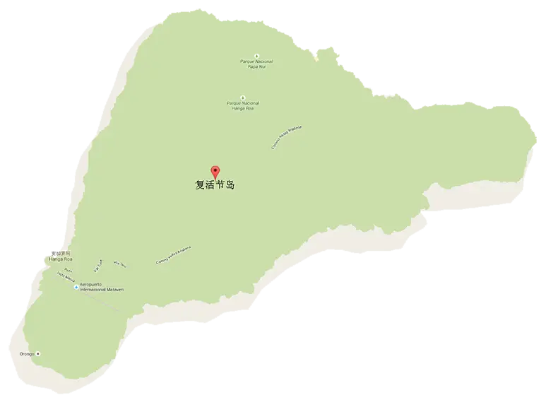 Island Map Illustration
