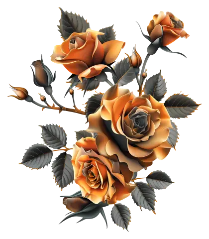 Beautiful Orange Roses Bouquet