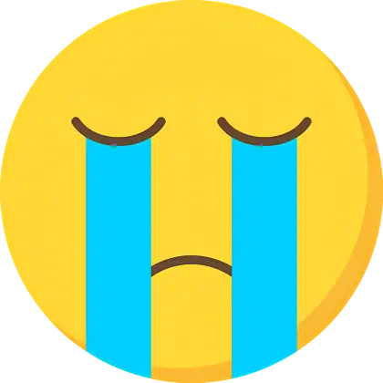 Crying Emoji with Tears