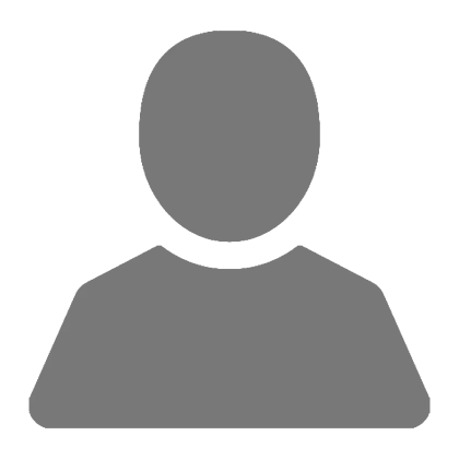 Generic Gray User Icon for Profiles