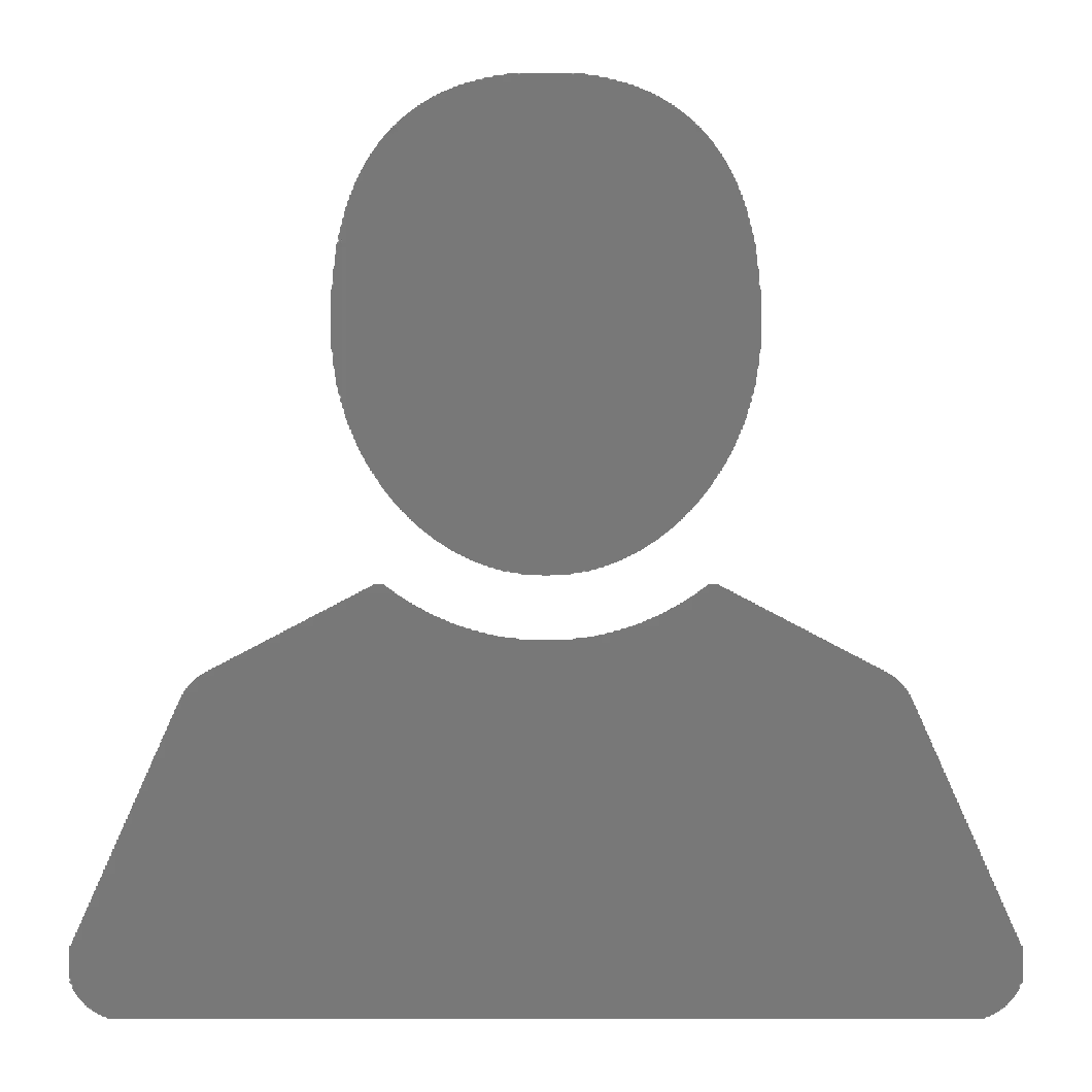 Generic Gray User Icon for Profiles