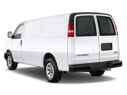 White Cargo Van for Transportation