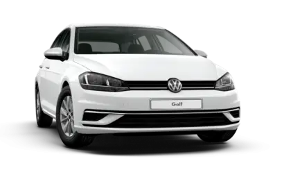 White Volkswagen Sedan