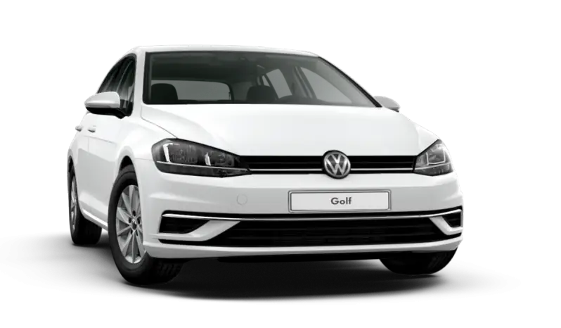 White Volkswagen Sedan