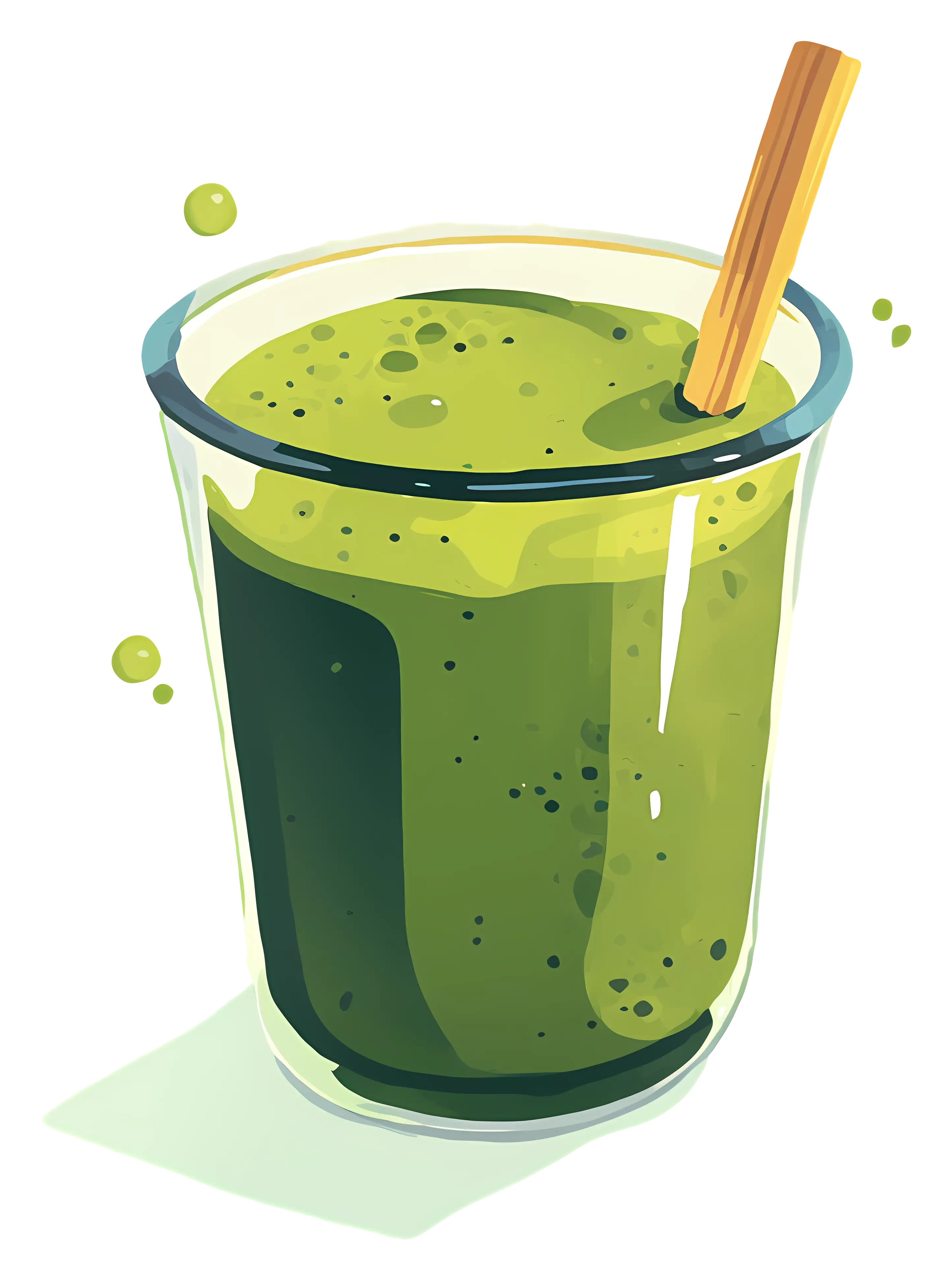 Green Smoothie in Glass