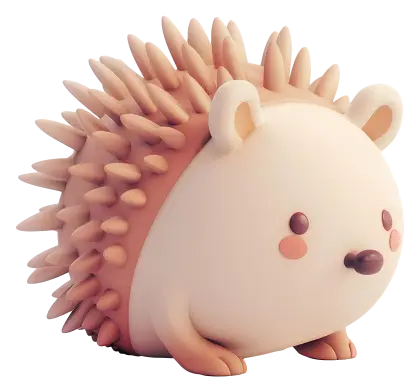 Cute Hedgehog Cartoon