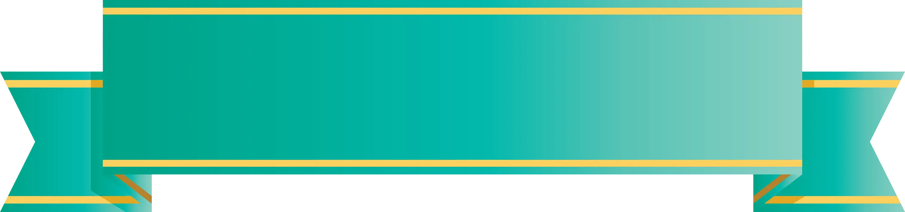 Green Ribbon Banner Design