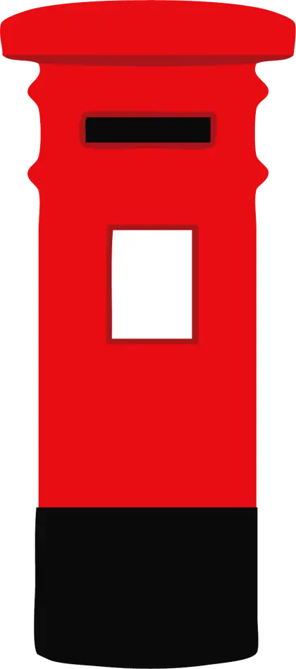 Red Mailbox for Public Use