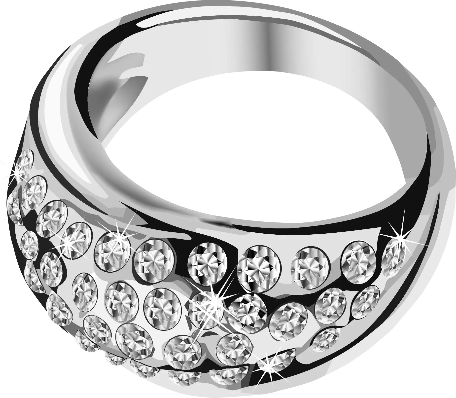 Sparkling Diamond Ring