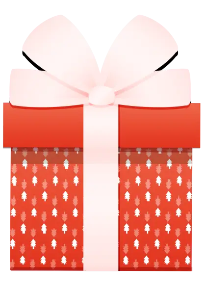 Red Gift Box with Ribbon