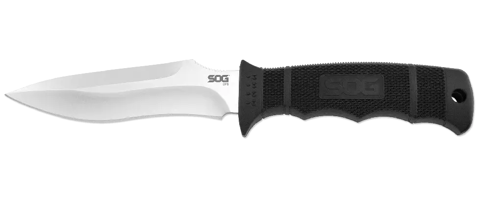 Sharp Knife with Black Handle