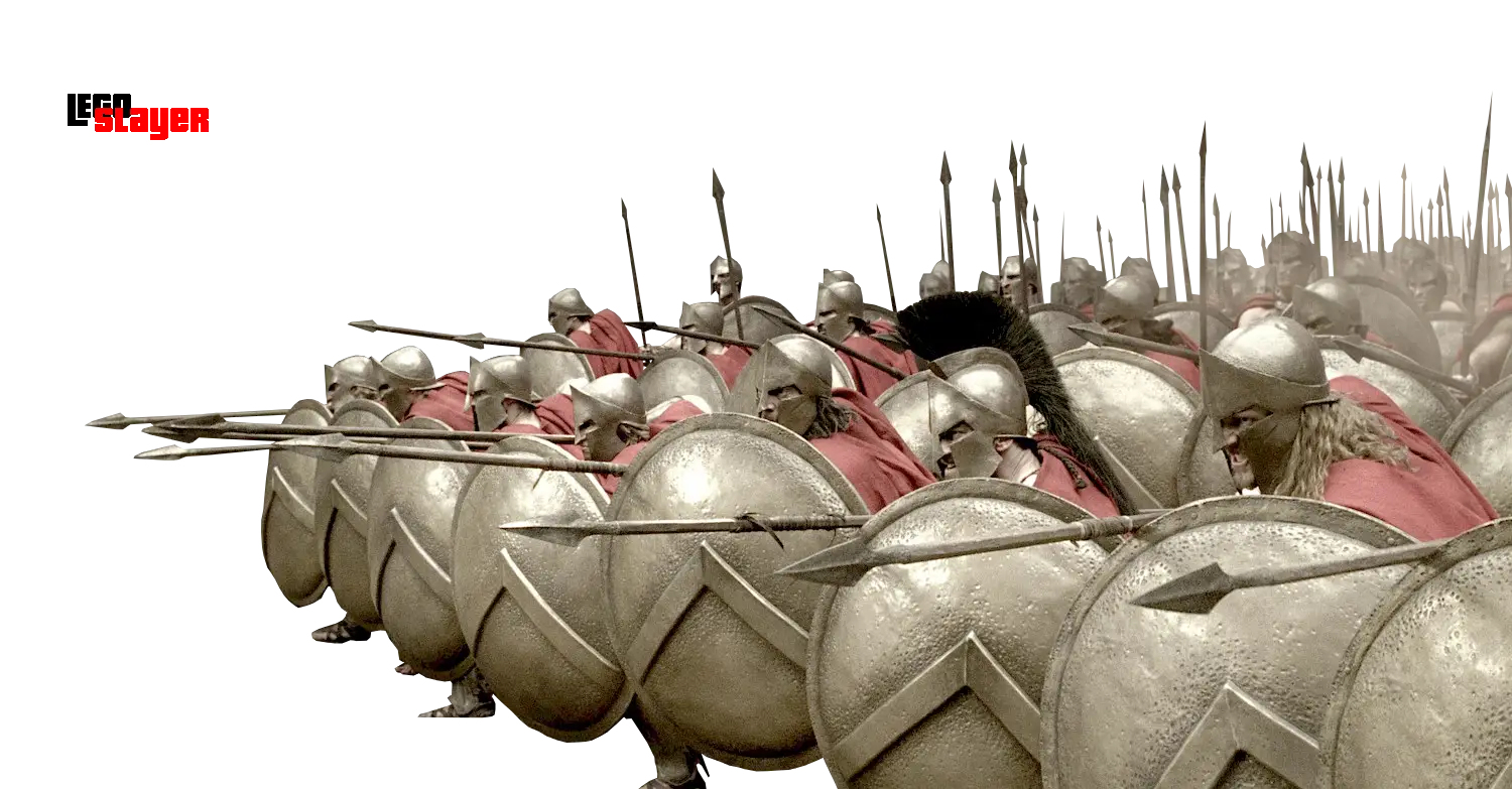 Spartan Warriors in Battle