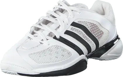 White Sneaker with Black Stripes