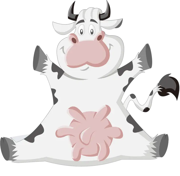 Cute Cartoon Cow