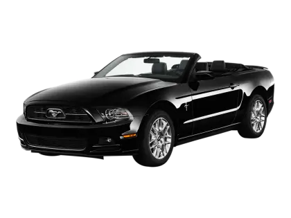 Black Convertible Car Illustration