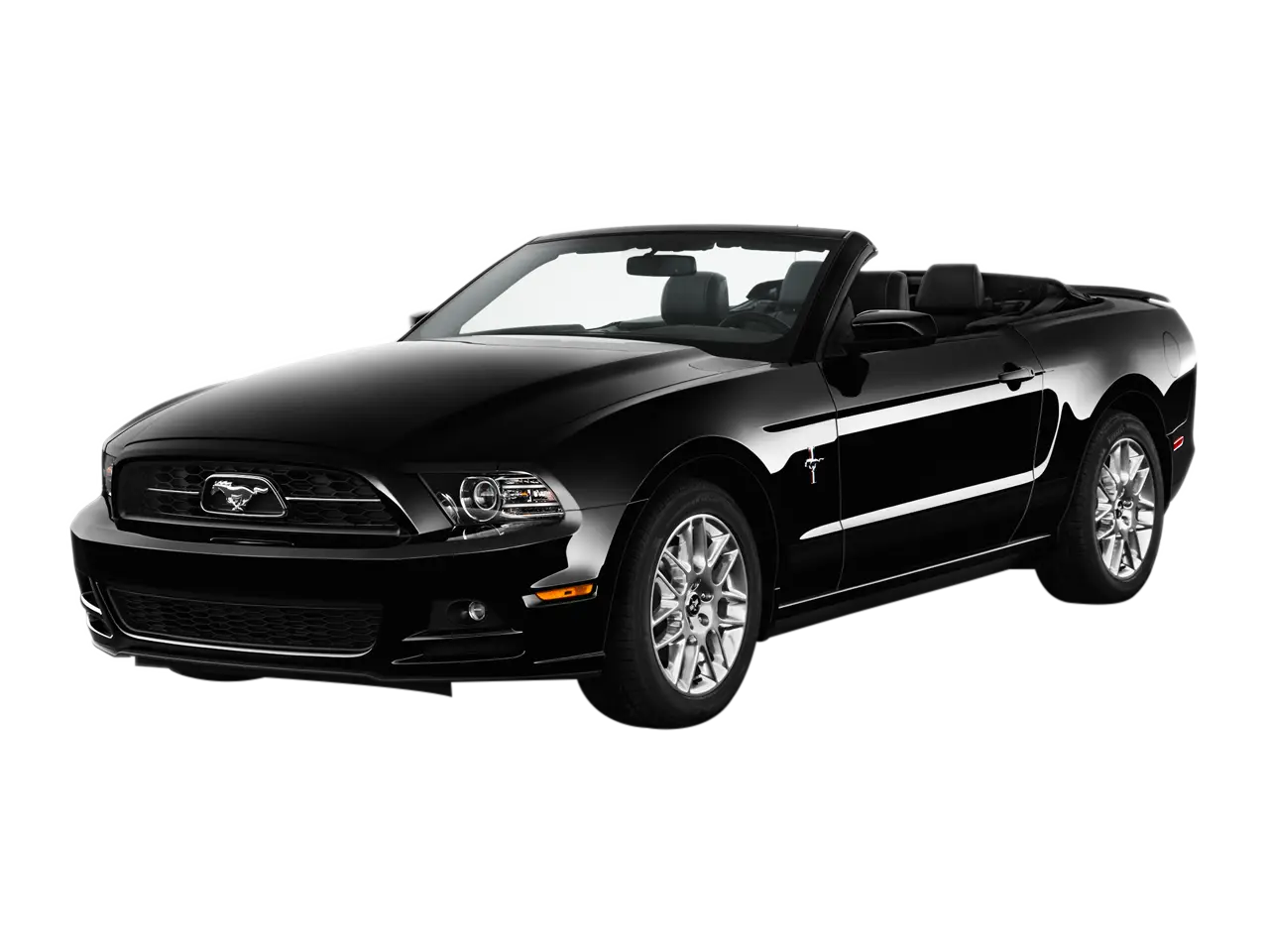 Black Convertible Car Illustration