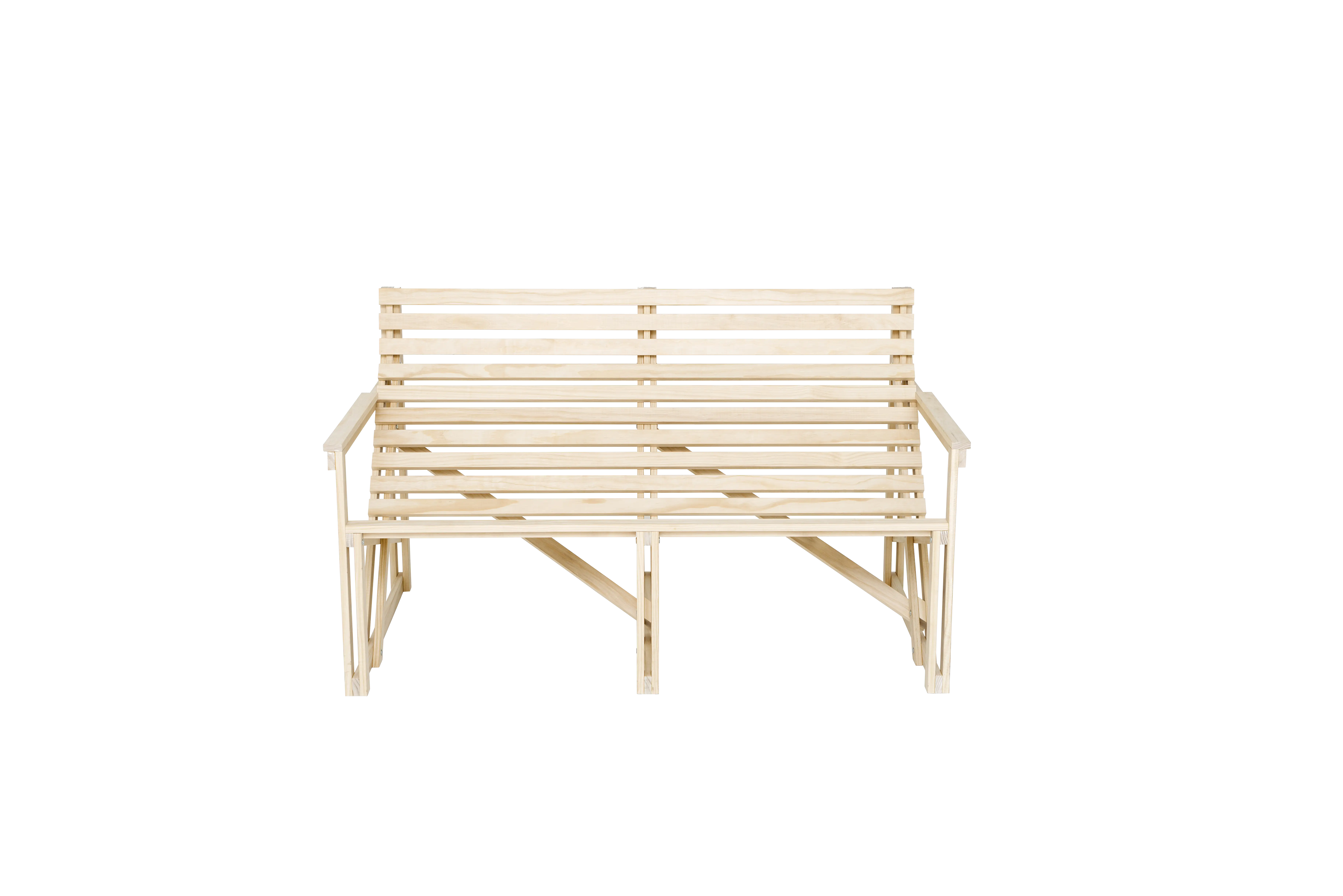 Simple Wooden Bench for Outdoor Spaces