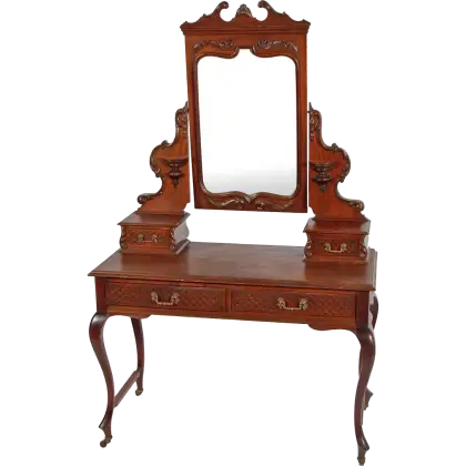 Antique Wooden Vanity Table