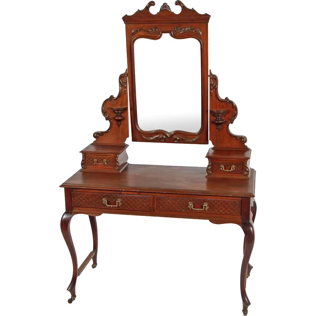 Antique Wooden Vanity Table