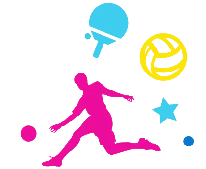 Sports Activity and Equipment Illustration