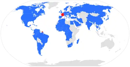 Global Map with Highlighted Regions