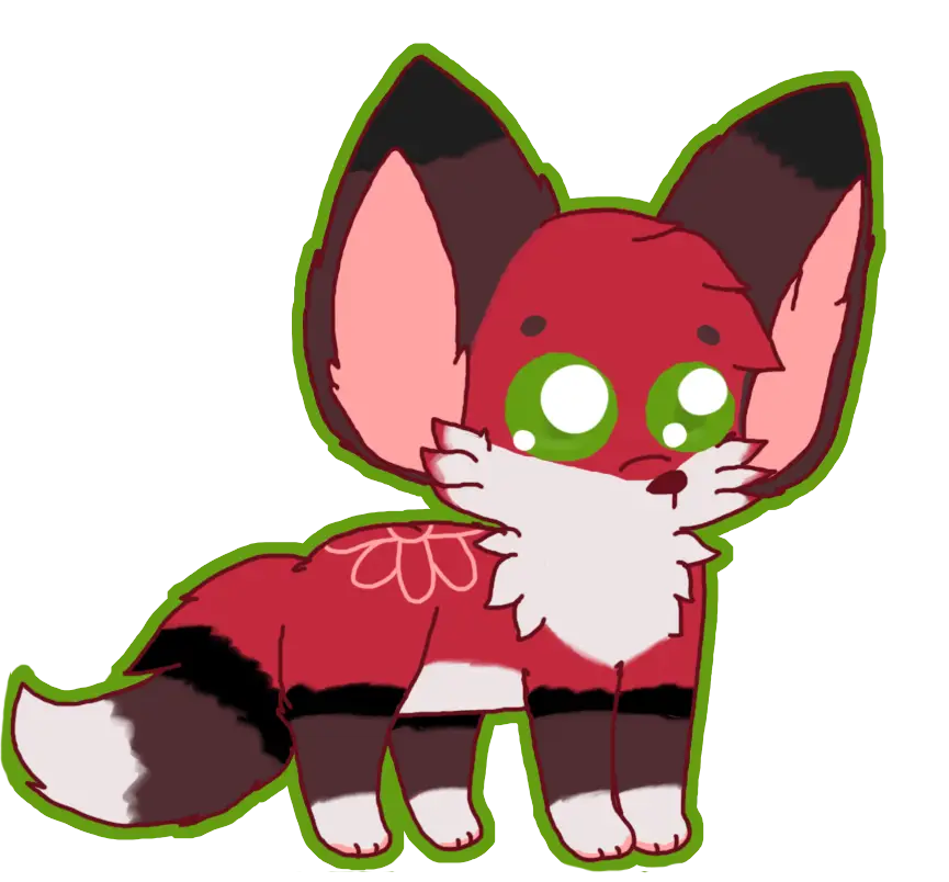 Red Fox Cartoon Illustration
