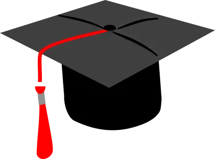 Graduation Cap Illustration Representing Achievement in Education