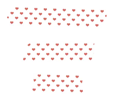 Red Heart Stickers for Valentine&#039;s Day