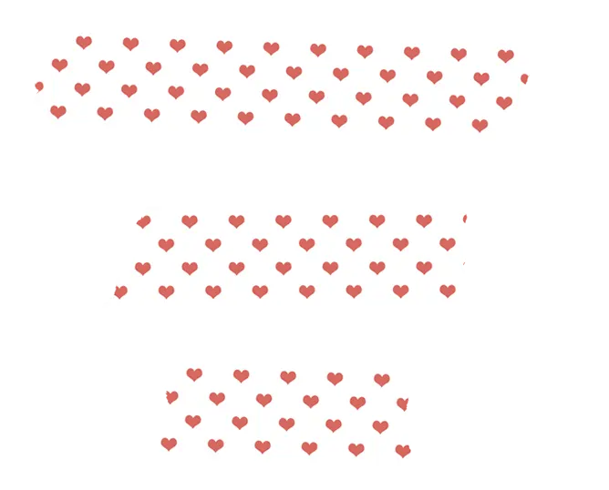 Red Heart Stickers for Valentine's Day
